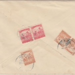 Ungarn/Ukraine - 15 f. Ganzsache + Zusatz Einschreibebrief Taraczköz - (?) 1917