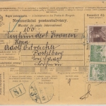 Ungarn/Rumänien - 20 f. Karl u.a. Postanwesiung Temesvar - Postelberg 1919