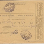 Ungarn/Rumänien - 20 f. Karl u.a. Postanwesiung Temesvar - Postelberg 1919