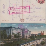 Ungarn/Ukraine - 10f. Turul Ansichtskarte Lwow - Budapest 1916 Zensur Budapest