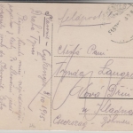 Ungarn - Gyékényes Bahnhof sw-Ansichtskarte/Feldpost gelaufen 1915
