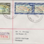 Papua New Guinea - Boroko 28.12.94 Einschreibebrief Freshwater Fish