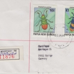 Papua New Guinea - Doguru 22.1.97 Einschreibebrief Käfer