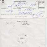 Papua New Guinea - Doguru 22.1.97 Einschreibebrief Käfer