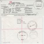 Papua New Guinea - Dogura 1.5.95 Einschreibebrief Tree Kangaroo ex Block