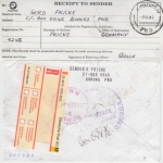 Papua New Guinea - Angoram 8.9.99 Einschreibebrief Sailing Ships Segelschiffe