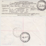 Papua New Guinea - Hoskins 20.8.87 Einschreibebrief Sailing Ships Segelschiffe