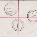 Papua New Guinea - Kandrian 28.12.88 Einschreibebrief Sailing Ships Segelschiffe