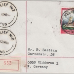 Papua New Guinea - Relief No. (Palmalmal ?) 22.3.88 Einschreibebrief