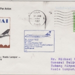 UAR - Lufthansa Erstflug Frankfurt/M Sydney Etappe Dubai Kuala Lumpur 1982