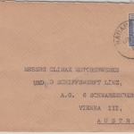 Ceylon - 20 C. King George Brief n. ÖSTERREICH Habaraduwa - Wien 1933