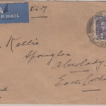 Irak - 40 F. König Ghasi Luftpostbrief (KLM) Bagdad As Samawal - Edinburgh 1938