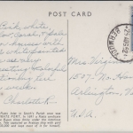 Bermuda - 3 P. Leuchtturm Karte n. USA Hamilton - Arlington 1952