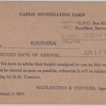 Bermudas - 2 P. Ganzsache Elisabeth Ortskarte Cargo Notification Hamilton 1969