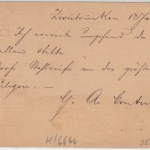 Bayern - 1 Kr. Ganzsache+Zusatz HKS Zweibrücken - Carlsruhe 1875