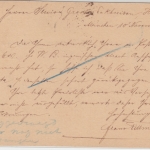 Bayern - 5 Pfg. Ganzsache + 5 Pfg. weite Welle Karte n. HOLLAND München 1877 n.