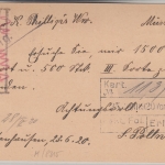 Bayern/DR - 15 Pfg Hupp/Freistaat Mischfrankatur DR Geisenhausen München 23.6.20