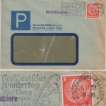 DR - Hirschberg Großdeutscher Wandertag 1939 Masch.werbestempel Geschäftspapiere
