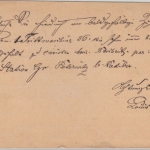 DR - Katscher 1874 K1 1/2 Gr. Brustschild Ganzsache n. ÖSTERREICH