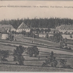 Schlesien - Giehren Erholungsheim Kesselschloßbaude sw-AK gelaufen 1922