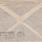 Algerien - 2x25 Fr. Hafen u.a. Luftpostbrief n. USA Alger - Detroit 1948