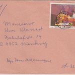 Togo - 120 Fr. 100 J. Dt.-Togo-Freundschaft Luftpostbrief Lome - Nienburg 1985
