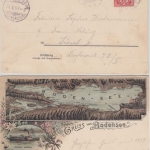 Schweiz - Romanshorn L1 farb. Bodensee-Litho Ambulant No.5 - Zürich 1905