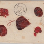 Preussen - Driesen ca. 1860 Ra2 Paketbegleitbrief n. Frauendrof b. Stettin