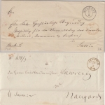 Preussen - Wolgast 11/3 K2 Dienstbrief n. Stettin Wendebriefhülle Stettin 26/3