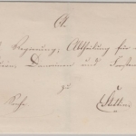 Preussen - Garz a.O. 19/9 K2 Dienstbrief n. Stettin - ohne Inhalt ca. 1840