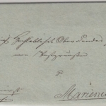 Preussen - Mewe 2/8 (1830) Fingerhut-K1 Dienstbrief n. Marienwerder