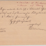DR - Jnowraclaw 1874 K1 1/2 Gr. Brustschild Ganzsache n. Mainz