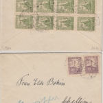 Polen - 8x5+2x10 Gr. Baudenkmäler Brief Brodnica Strasburg - Schellin 1927