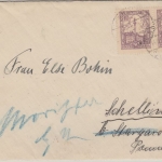 Polen - 8x5+2x10 Gr. Baudenkmäler Brief Brodnica Strasburg - Schellin 1927