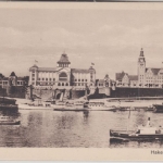Pommern - Stettin Hakenterrasse sw-AK ungelaufen datiert 1925