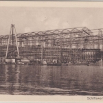 Pommern - Stettin Schiffswerft Vulkan sw-AK ungelaufen ca. 1925