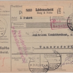 DR - Lüdenscheid Gebühr bezahlt Paketkarte Selbstbucher n. FINNLAND 24.12.24