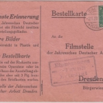 DR - 8 Pfg. Beethoven Ganzsachen-Ausschnitt Karte Calbe - Dresden 1928