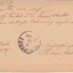 DR - Limbach 1874 K2 1/2 Gr. Brustschild Ganzsache n. Nürnberg