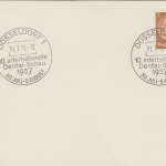 DR - Düsseldorf 1937 10. Internationale Dental Schau SST 3 Pfg. Privatganzsache