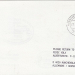 BRD - 60 Pfg. 500 J. Entdeckung Amerika Bogenecke Formnummer LH-Erstflug 1992