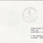 BRD - 60 Pfg. 500 J. Erdglobus Bogenecke Formnummer LH-Erstflug 1992