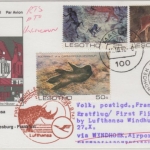 Lesotho - LH Erstflug Windhoek - Frankfurt/M. Zuleitungspost 1992 - selten !