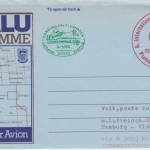 Tuvalu - 30 C. Aerogramme Zuleitung LH Erstflug Hamburg - Visby 1992