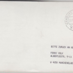 BRD - 60 Pfg. 500 J. Erdglobus Bogenecke Formnummer LH-Erstflug 26.10.1992