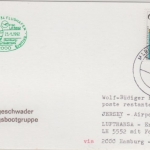 BRD Marineschiffspost 56 3. Landungsbootgrp. MZL Stör Zuleitung LH-Erstflug