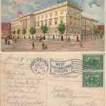 USA - Philadelphia US-Mint farb. "Halt gegen das Licht" 2x1 C. Balboa 1913