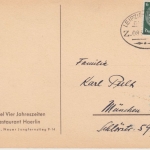 Hamburg - Hotel Vier Jahreszeiten Neuer Jungfernstieg Innenansicht gelaufen 1940