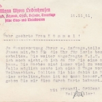 DR - Mauthe Uhren Werbekarte Ludenhausen - München 1941