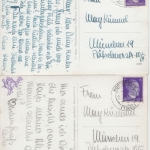Österreich - Hopfgarten 2 sw-Fotokarten Straßenansichten Gasthöfe gelaufen 1941